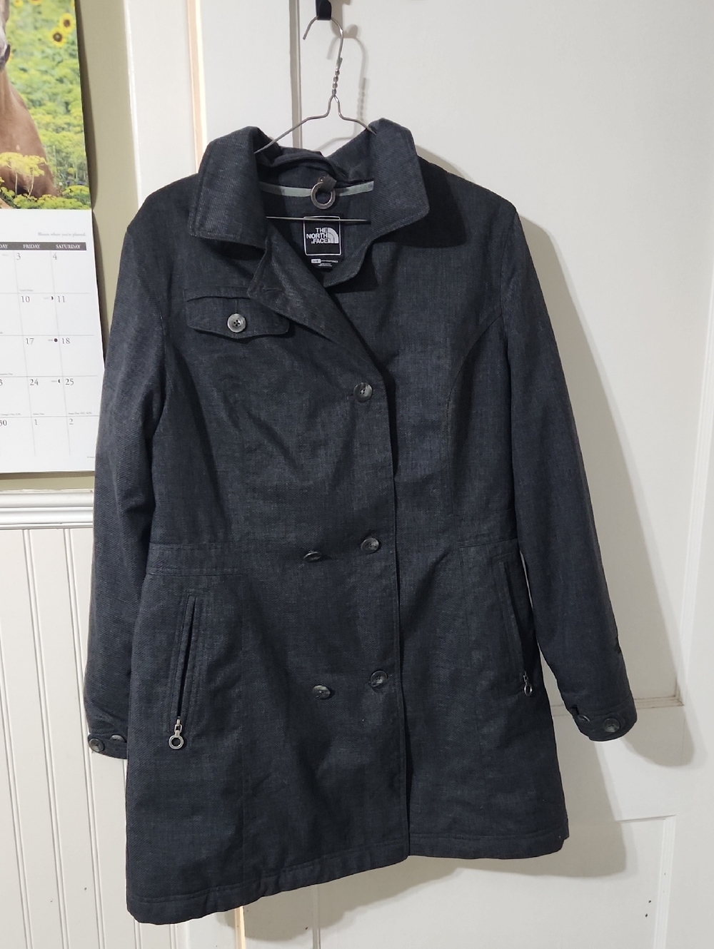 North Face Lined Pea Coat